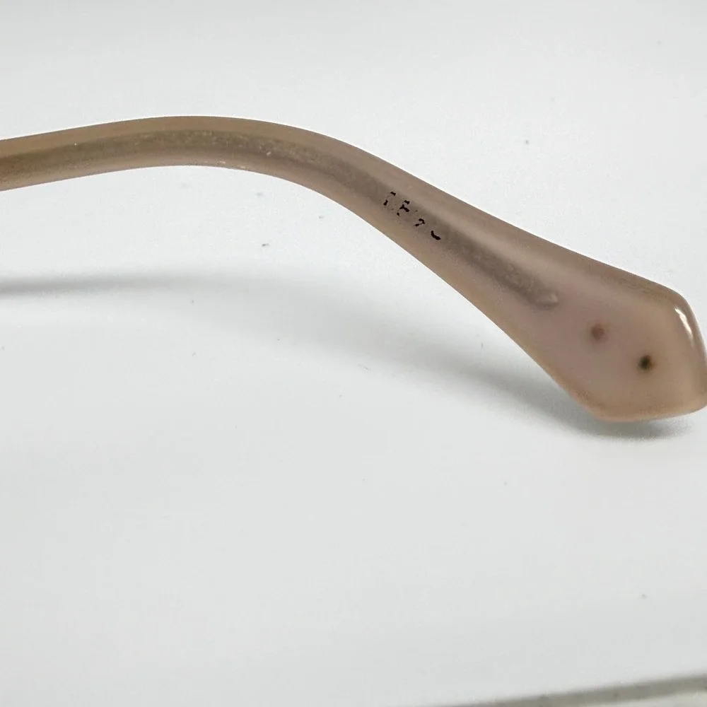 Koali 6467K Brown Pink Rectangular Filigree Eyeglasses Frames 52-16 France 21488